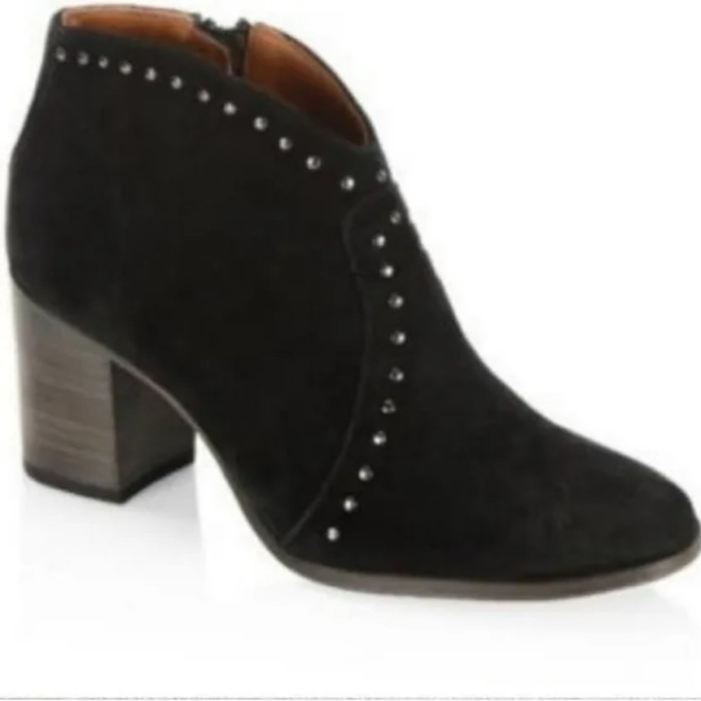 Frye Studded Suede Booties